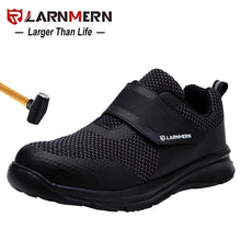 Load image into Gallery viewer, LARNMERN Men's Safety Shoes Steel Toe Construction Protective Footwear Lightweight 3D Shockproof Work Sneaker Shoes For Men