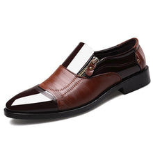 Load image into Gallery viewer, UPUPER Classic Business Men's Dress Shoes Fashion Elegant Formal  Wedding Shoes Men Slip On Office Oxford Shoes For Men Black