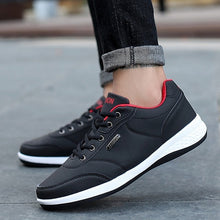 Load image into Gallery viewer, 2019 Autumn New  Men Shoes Lace-Up Men Fashion Shoes Microfiber Leather Casual Shoes Brand Men Sneakers Winter Men FLats
