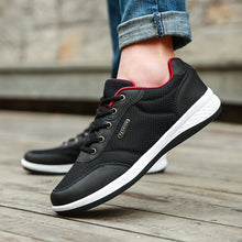 Load image into Gallery viewer, 2019 Autumn New  Men Shoes Lace-Up Men Fashion Shoes Microfiber Leather Casual Shoes Brand Men Sneakers Winter Men FLats