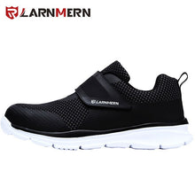 Load image into Gallery viewer, LARNMERN Men's Safety Shoes Steel Toe Construction Protective Footwear Lightweight 3D Shockproof Work Sneaker Shoes For Men