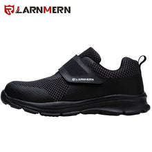 Load image into Gallery viewer, LARNMERN Men's Safety Shoes Steel Toe Construction Protective Footwear Lightweight 3D Shockproof Work Sneaker Shoes For Men